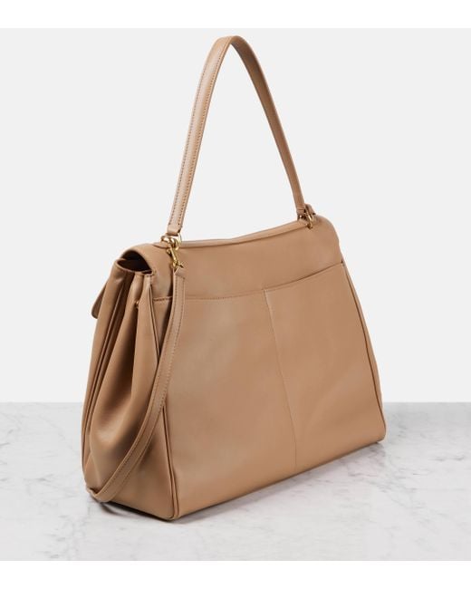 Balenciaga Brown Rodeo Large Leather Tote Bag