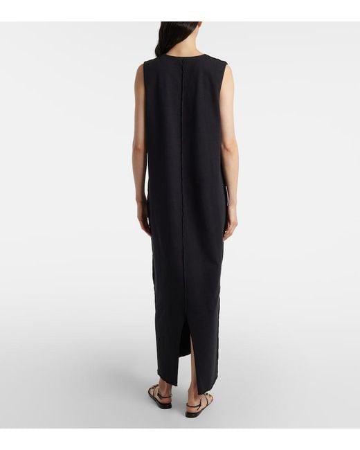 Khaite Blue Hal Cotton Maxi Dress