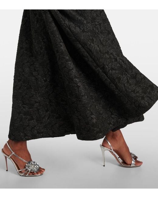 Jonathan Simkhai Black Rosalie Jacquard Midi Dress