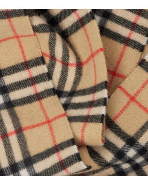 Sciarpa Check di Burberry in Metallic