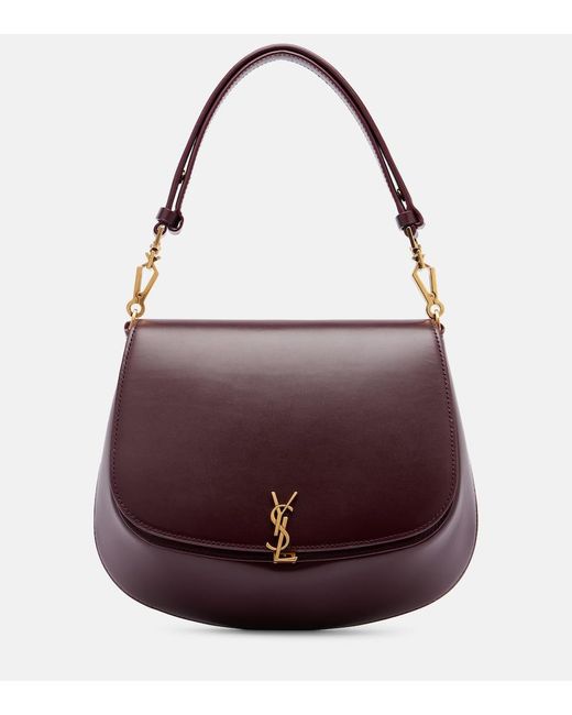 Borsa A Spalla Voltaire Medium di Saint Laurent in Purple