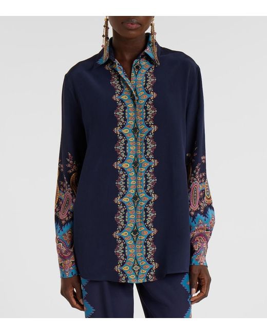 Camicia di Etro in Blue