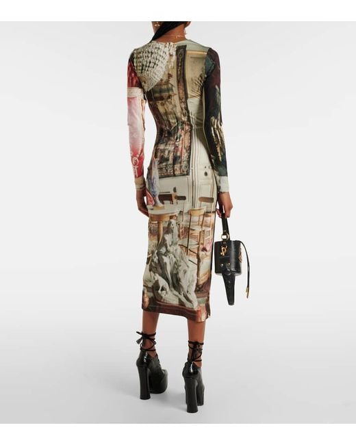 Abito Boulle Con Stampa Grafica di Vivienne Westwood in Multicolor