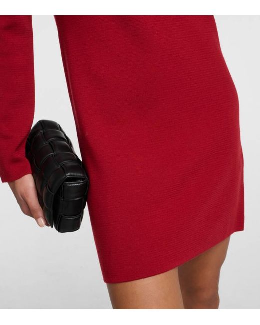 Max Mara Red Minikleid Eridani aus Wolle