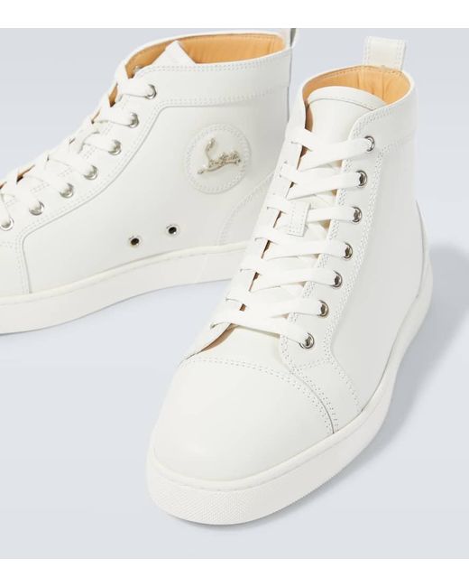 Sneakers Louis in pelle di Christian Louboutin in White da Uomo