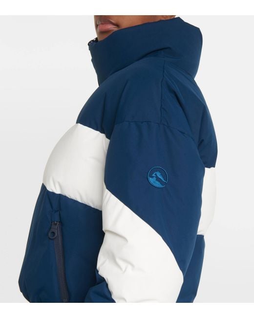 CORDOVA Blue Aosta Colorblocked Down Ski Jacket