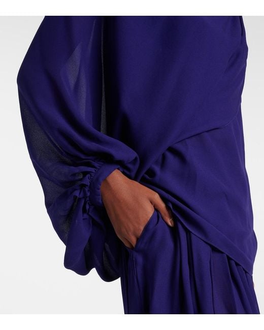Alaïa Blue Balloon Top