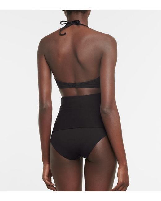 Eres Black Gredin High-Rise Bikini Bottoms