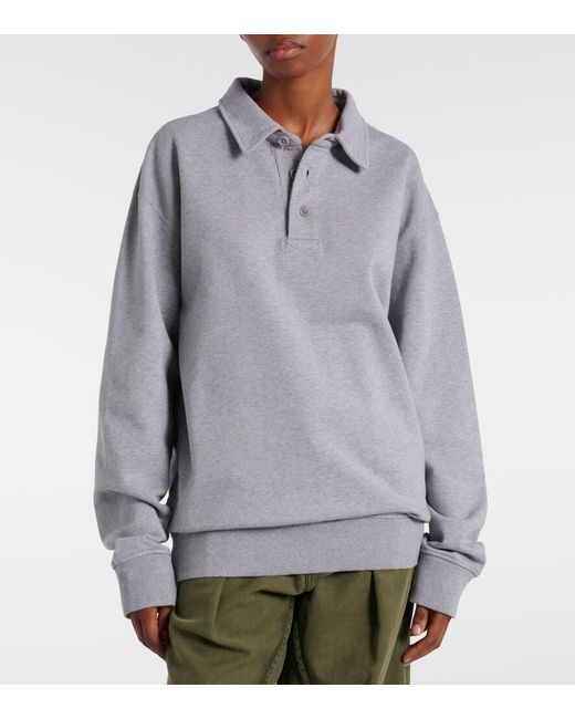 Sudadera De Jersey De Algodon Bordada J.W. Anderson de color Blue