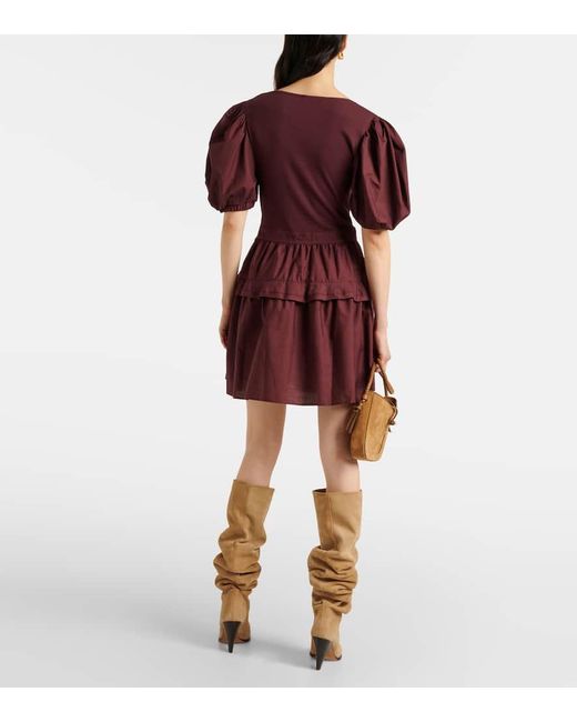 Robe Tilda En Coton Melange Ulla Johnson en coloris Purple