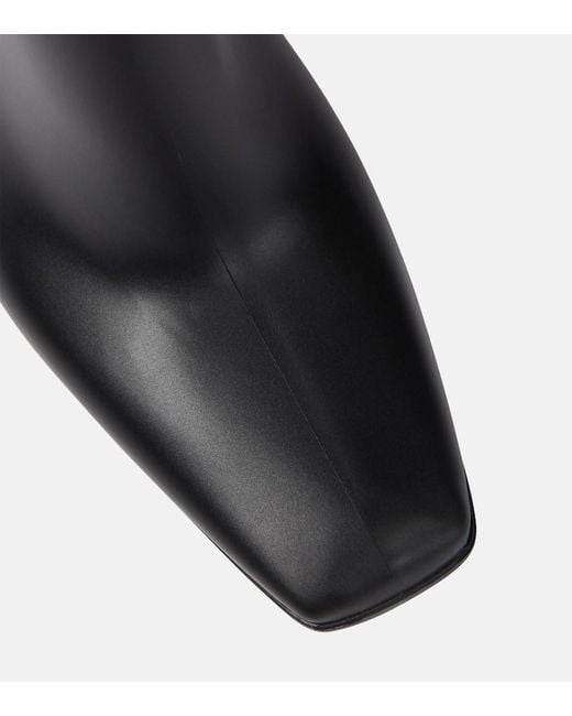 Coperni Black Stiefel Rubber Bridge