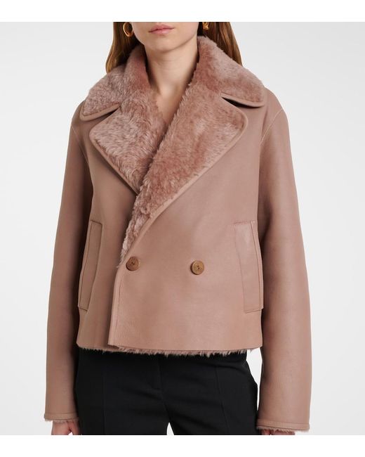 Joseph Natural Rousse Shearling Jacket