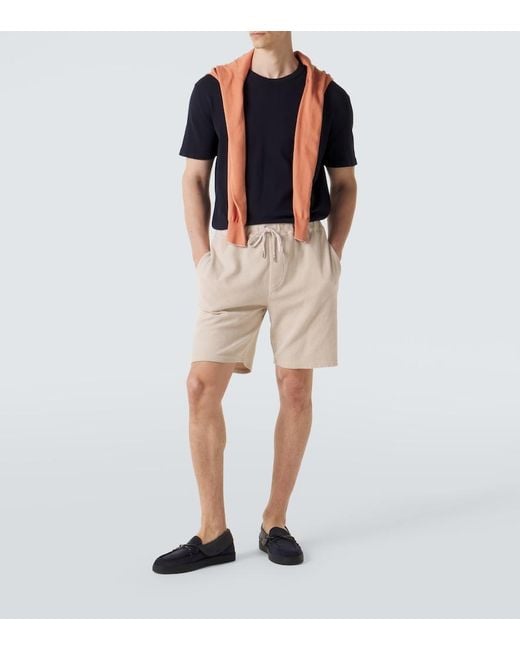 Fedeli Natural Cotton Terry Shorts for men