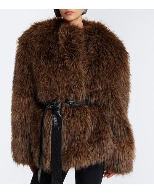 Magda Butrym Brown Belted Jacket