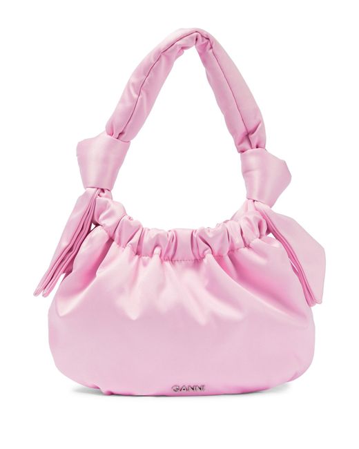 Ganni Occasion Small Shoulder Bag In Pink Lyst ganni-occasion-small-shoulder-bag-in-pink-lyst