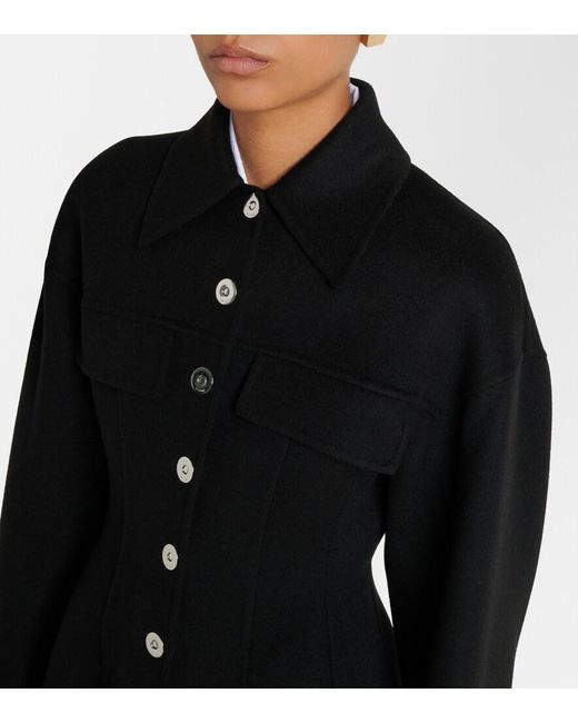 Sportmax Black Virgin Wool Jacket