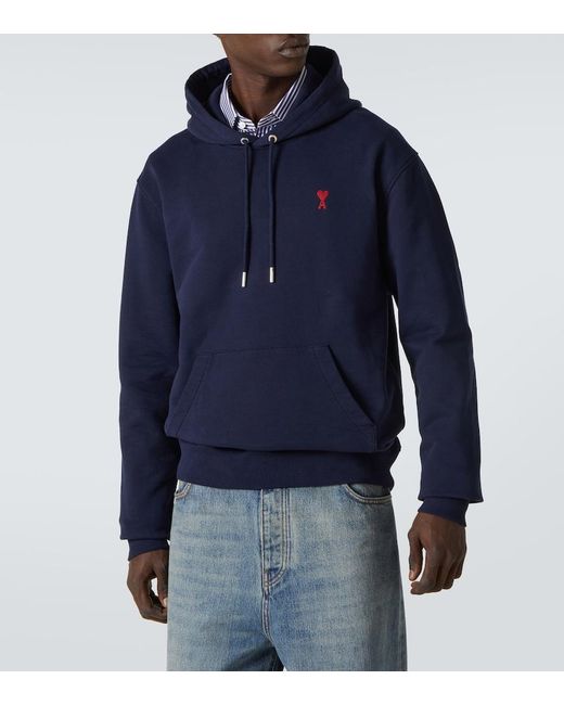 Sudadera Con Capucha Ami De Cour AMI de hombre de color Blue