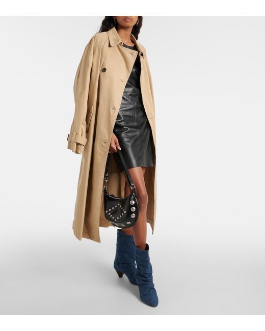 Isabel Marant Blue Reachi Denim Ankle Boots
