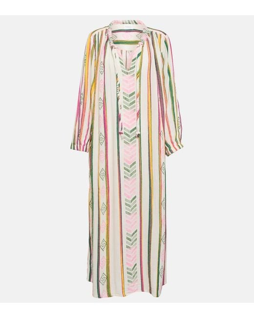 Robe Midi En Coton Velvet en coloris Multicolor