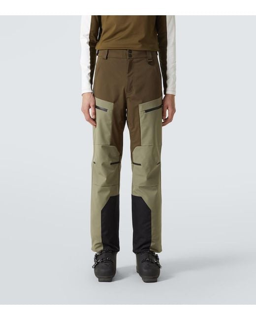 Fusalp Green Sidyo Colorblocked Ski Pants for men