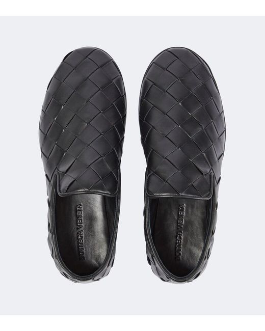Bottega Veneta Black Luxury Lambskin Slipper for men