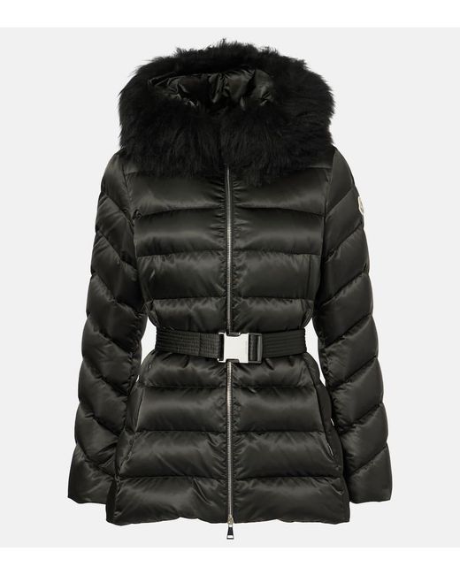 Moncler Black Cupidone Quilted Down Jacket