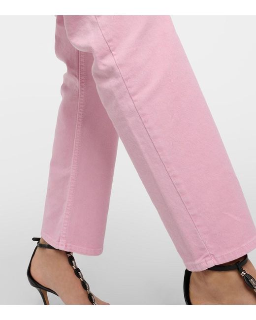 Isabel Marant Pink Niliane Slim Jeans