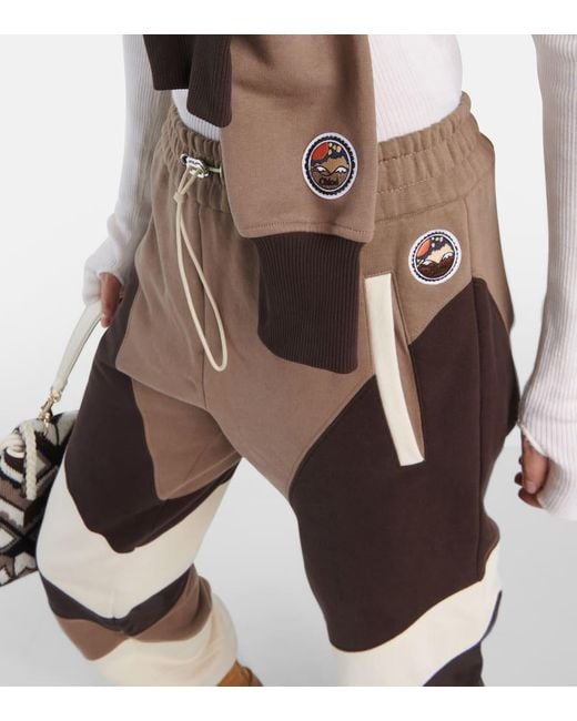 Pantalones deportivos de algodon Chloé de color Multicolor