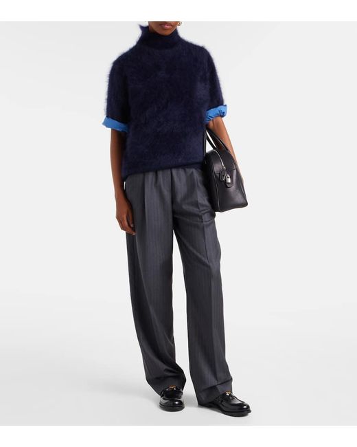 Lisa Yang Blue Pullover Madelene Aus Kaschmir