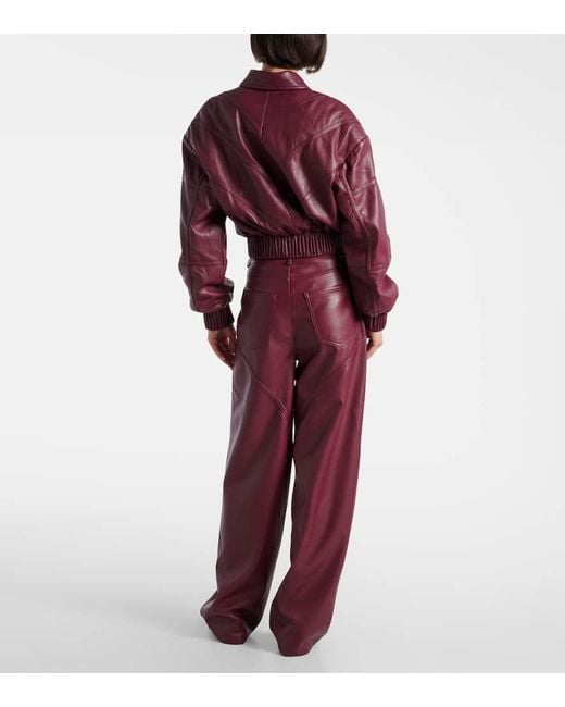 Bomber Cropped di ROTATE BIRGER CHRISTENSEN in Red