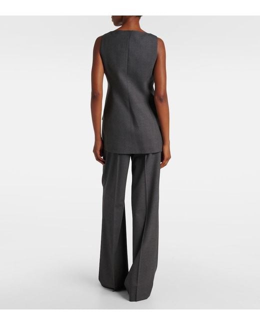 Rohe Black Wool Vest