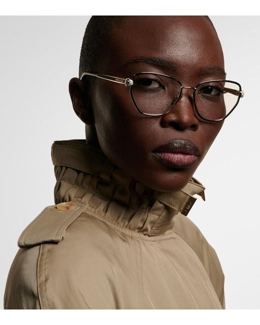 BVLGARI Natural Serpenti Forever Cat-Eye Glasses