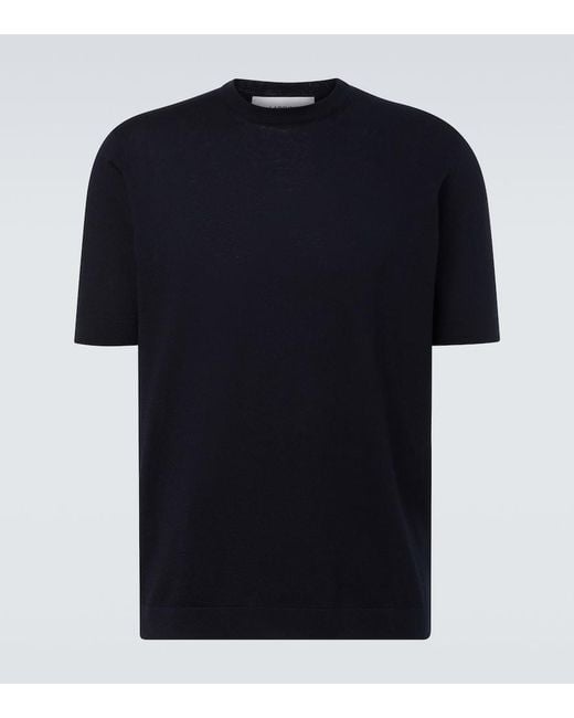 Lardini Black Cotton T-Shirt for men