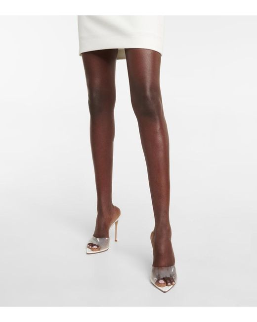 Gianvito Rossi Multicolor Elle 105 Tpu Mules