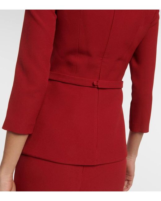 Safiyaa Red Bluse