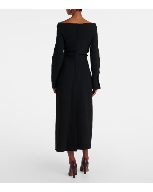 Proenza Schouler Black Yara Midi Dress