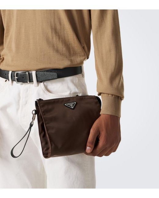 Bustina di Prada in Brown da Uomo