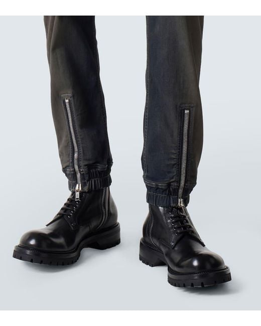 Pantalones Cargo Bauhaus En Mezcla De Algodon Rick Owens de hombre de color Gray