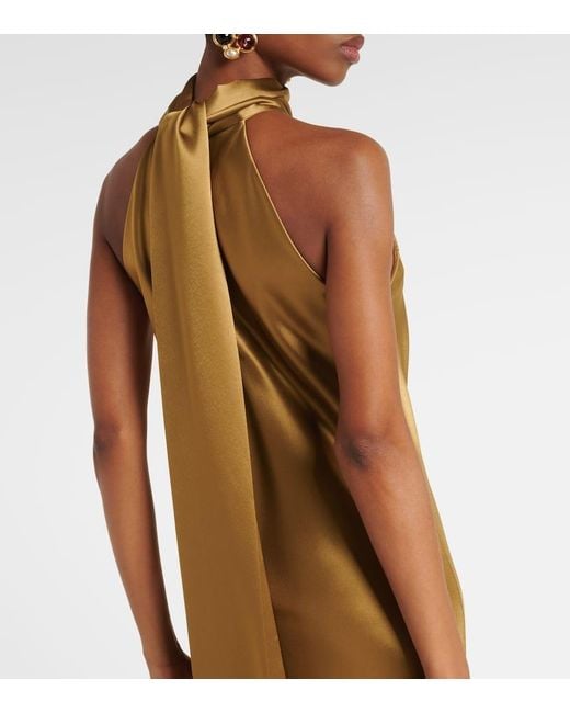 Galvan Metallic Robe Sienna Aus Satin