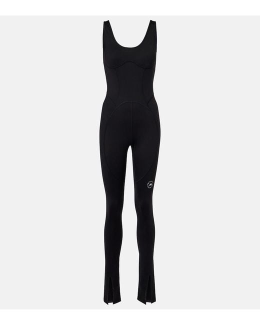 Adidas By Stella McCartney Blue Asmc Tpr Onesie Jumpsuit