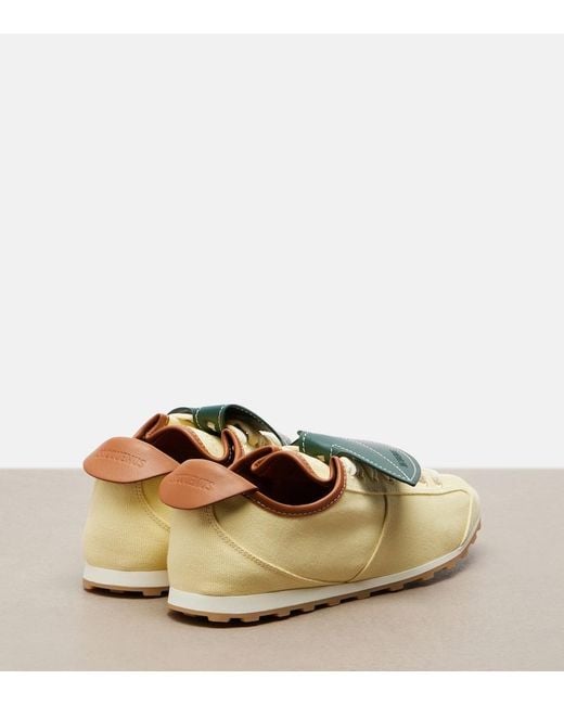Jacquemus Multicolor Tennis Leather-Trimmed Canvas Sneakers