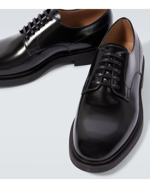 Zapatos derby William de piel Gianvito Rossi de hombre de color Black