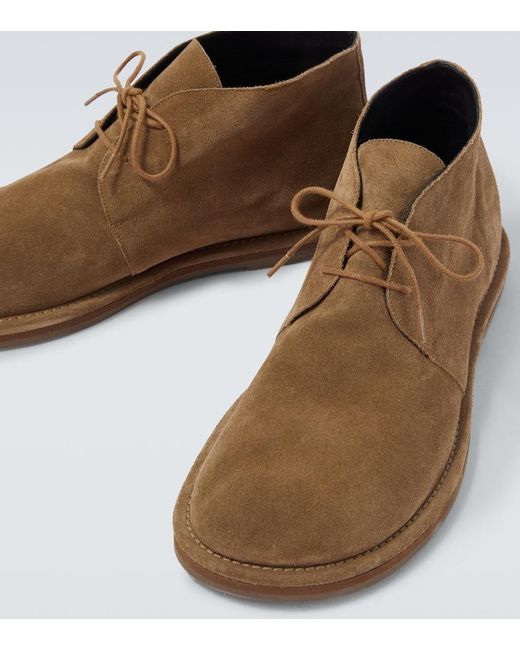 Studio Nicholson Brown Woodrow Suede Desert Boots for men