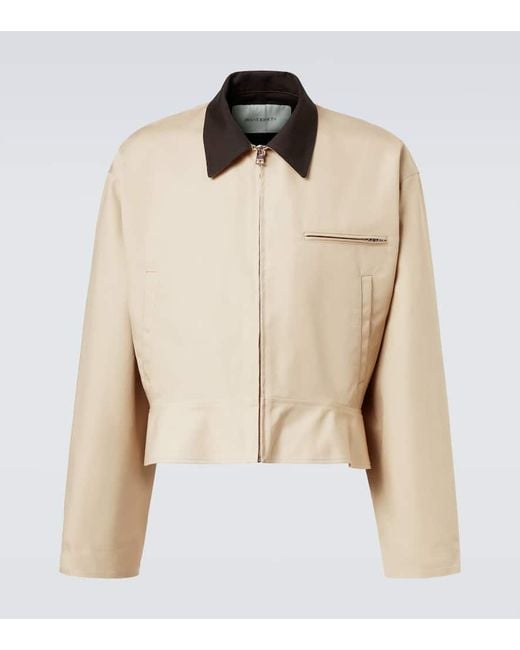 J.W. Anderson Jacke Aus Baumwolle in Natural für Herren