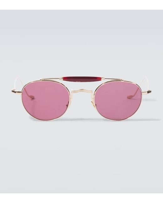Jacques Marie Mage Pink Dasan Aviator Sunglasses for men