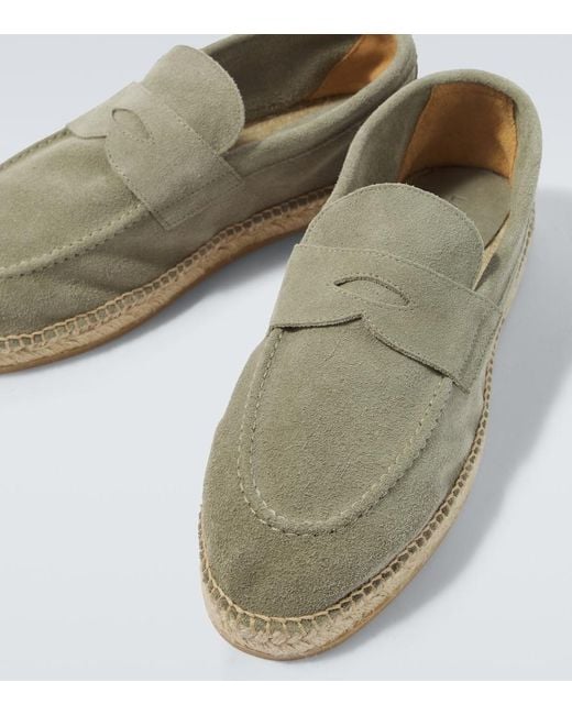 Lardini Green Suede Espadrilles for men