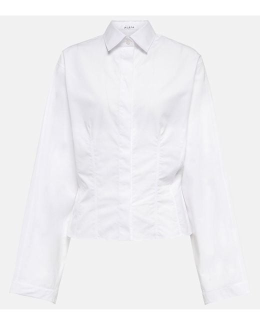 Camisa De Algodon Alaïa de color White