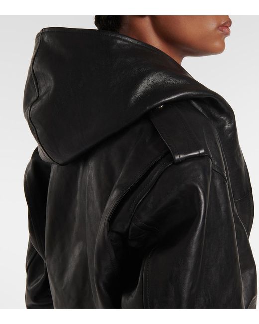 Alaïa Black Biker Leather Jacket