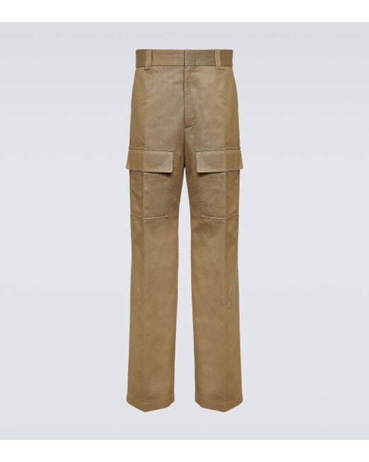 Pantalon cargo ample en coton Gucci pour homme en coloris Natural