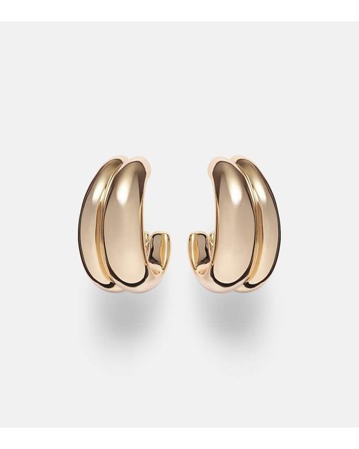 Orecchini A Cerchio Chavez Bagnati di Jennifer Fisher in Metallic